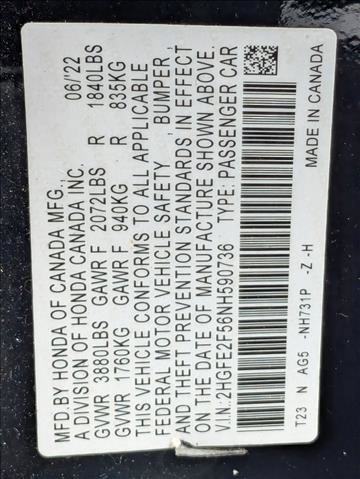 Used 2022 Honda Civic Sport image 23