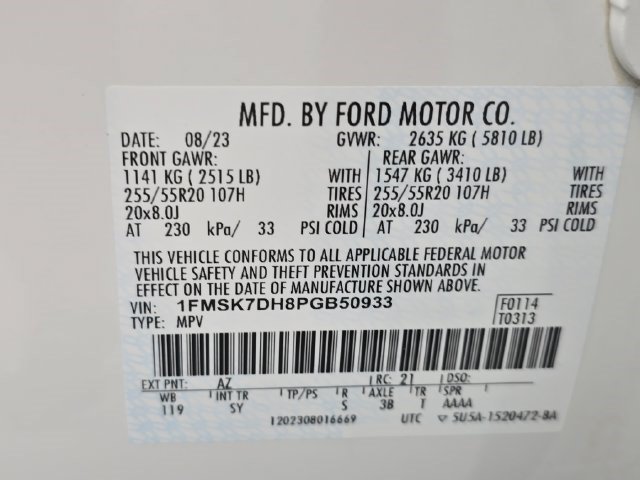 Used 2023 Ford Explorer XLT w/ Equipment Group 202A RWD image 36