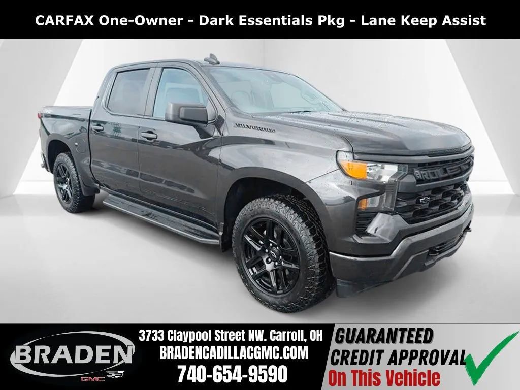 Used 2023 Chevrolet Silverado 1500 Custom w/ LPO, Dark Essentials Package