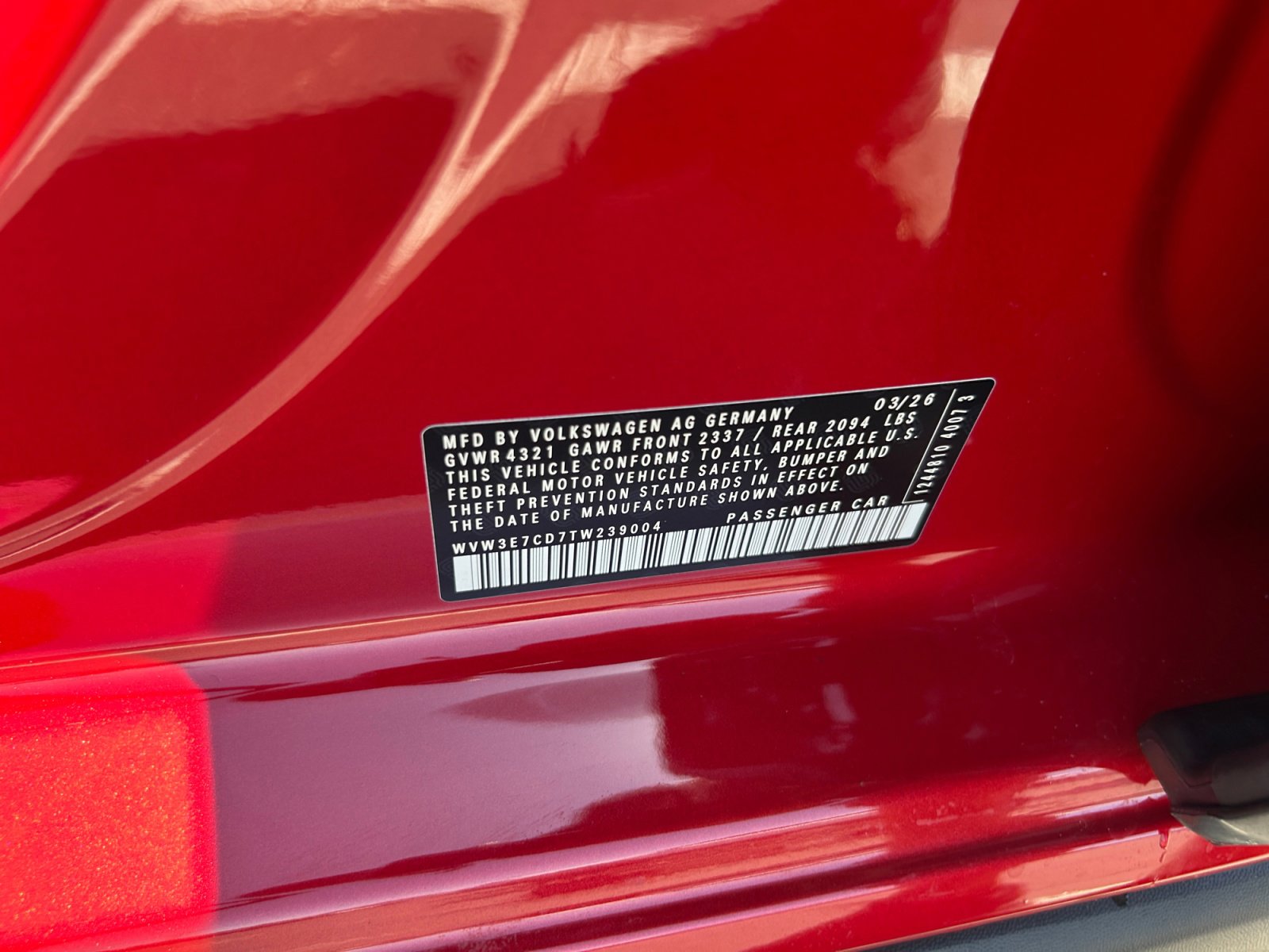 New 2026 Volkswagen GTI SE FWD image 24