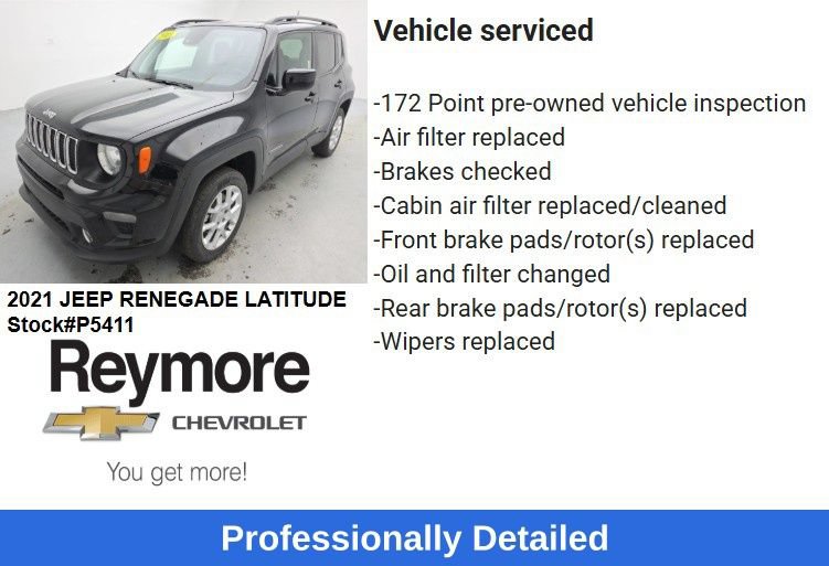 Used 2021 Jeep Renegade Latitude w/ Convenience Group AWD/4WD image 48