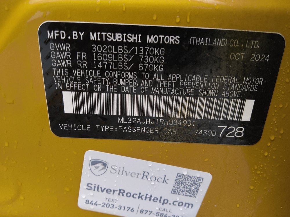 Used 2024 Mitsubishi Mirage ES FWD image 33