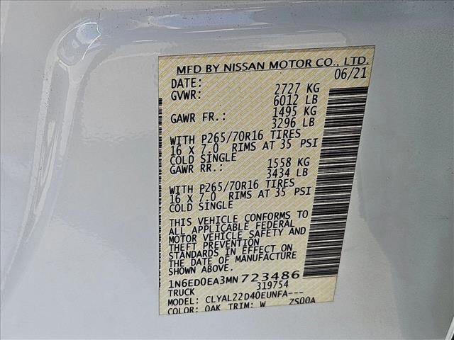 Used 2021 Nissan Frontier SV RWD image 21
