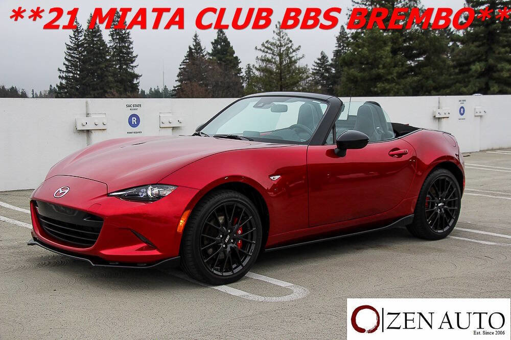 Used 2021 MAZDA MX-5 Miata Club w/ Brembo/BBS Recaro Package image 37