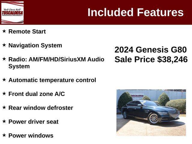 Used 2024 Genesis G80 2.5T AWD/4WD image 12