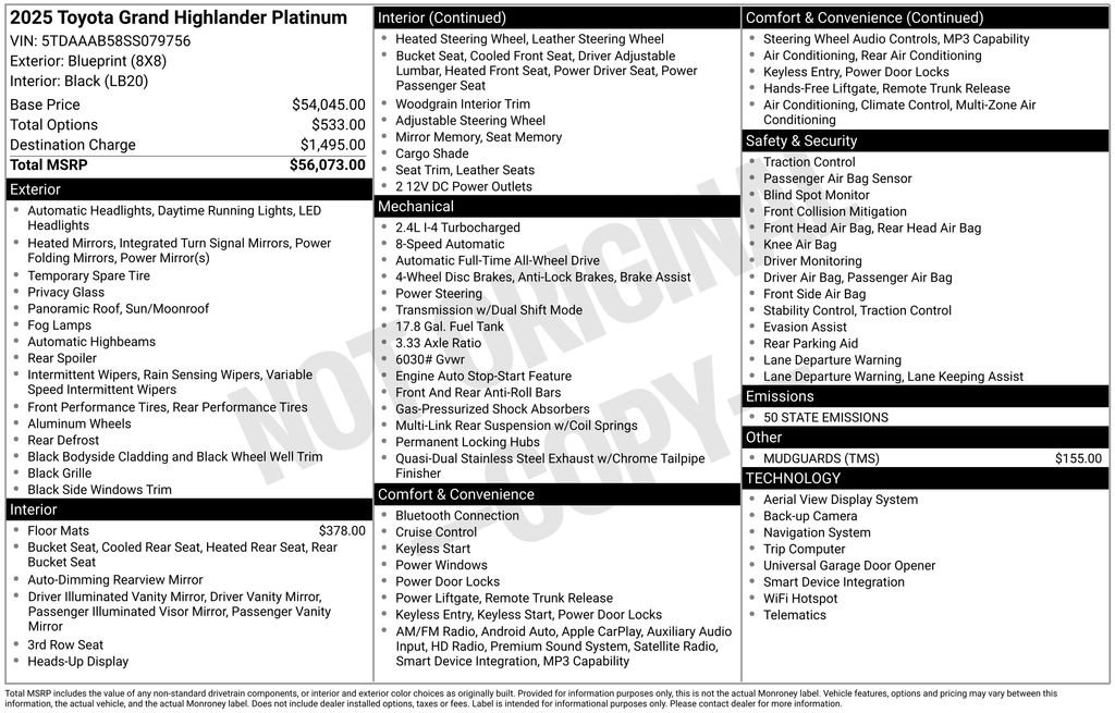 Used 2025 Toyota Grand Highlander AWD image 29