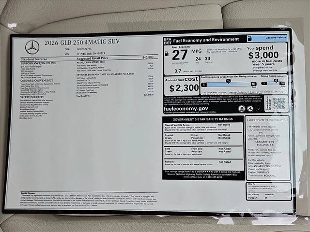 Used 2026 Mercedes-Benz GLB 250 4MATIC image 17