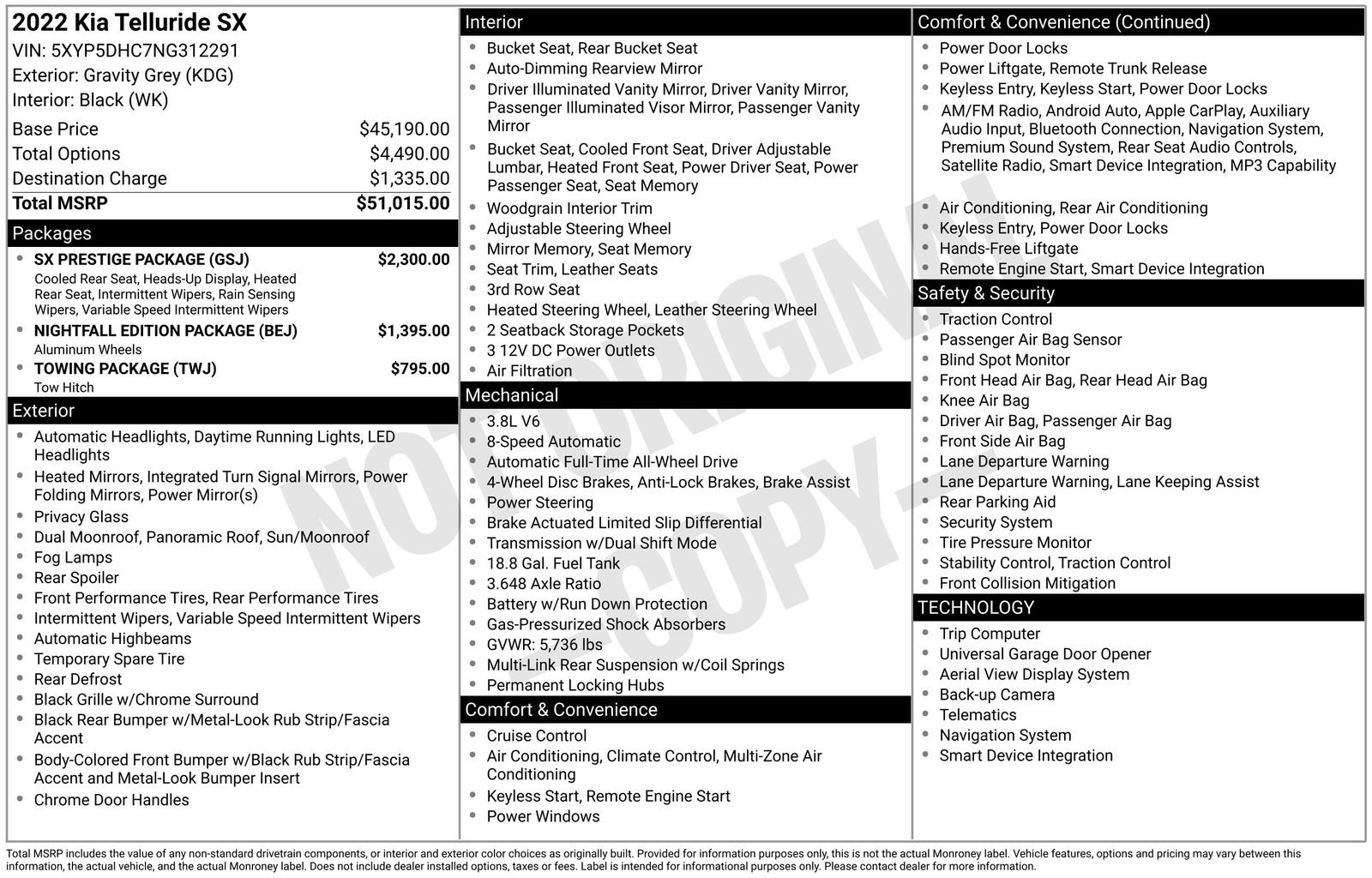 Used 2022 Kia Telluride SX w/ SX Prestige Package image 12