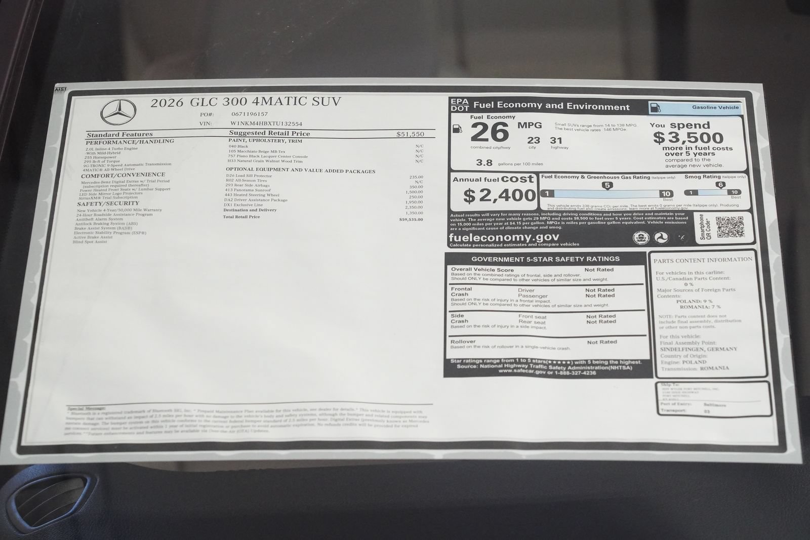 Certified 2026 Mercedes-Benz GLC 300 4MATIC image 31