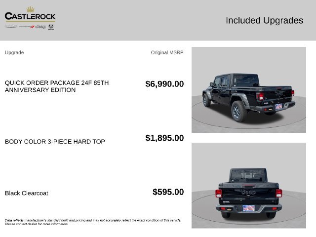 New 2026 Jeep Gladiator Sport AWD/4WD image 3