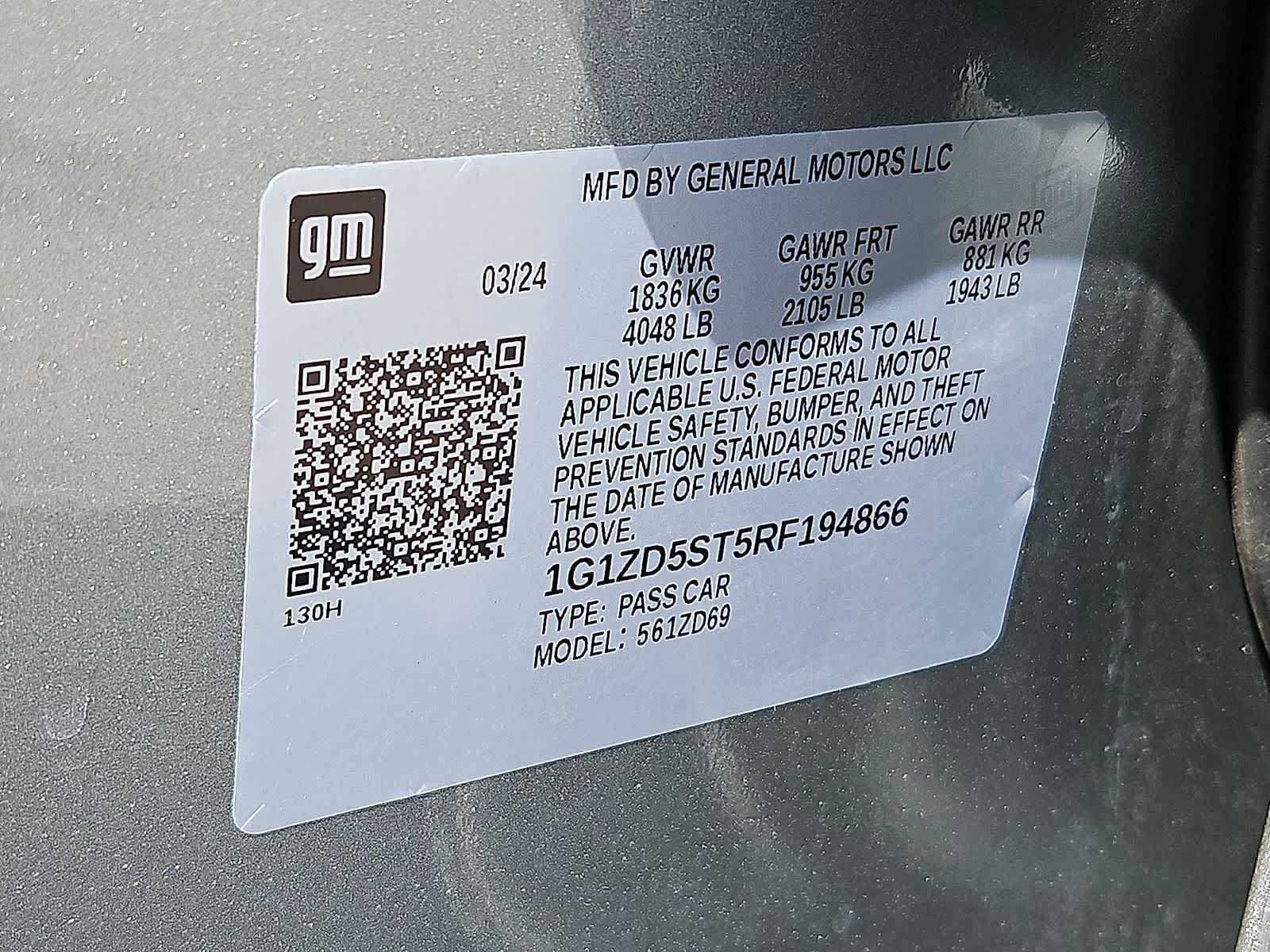 Certified 2024 Chevrolet Malibu LT FWD image 38