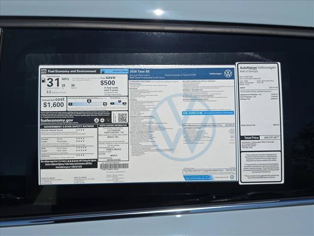 New 2026 Volkswagen Taos SE FWD image 21