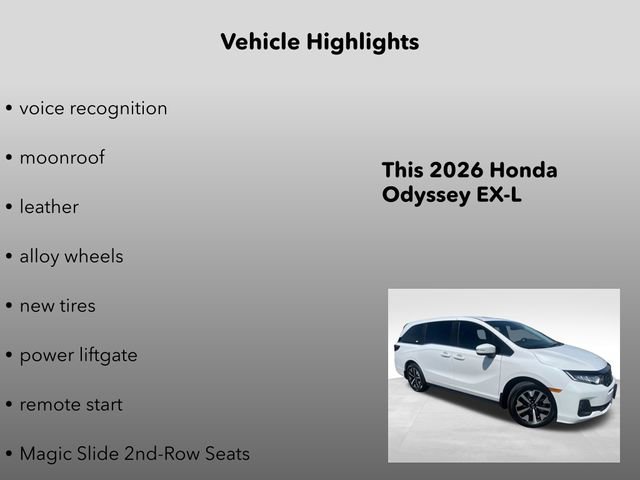 New 2026 Honda Odyssey EX-L image 15