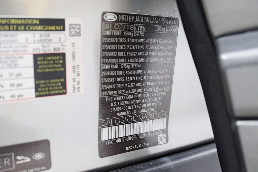 Used 2018 Land Rover Range Rover Long Wheelbase Supercharged image 43