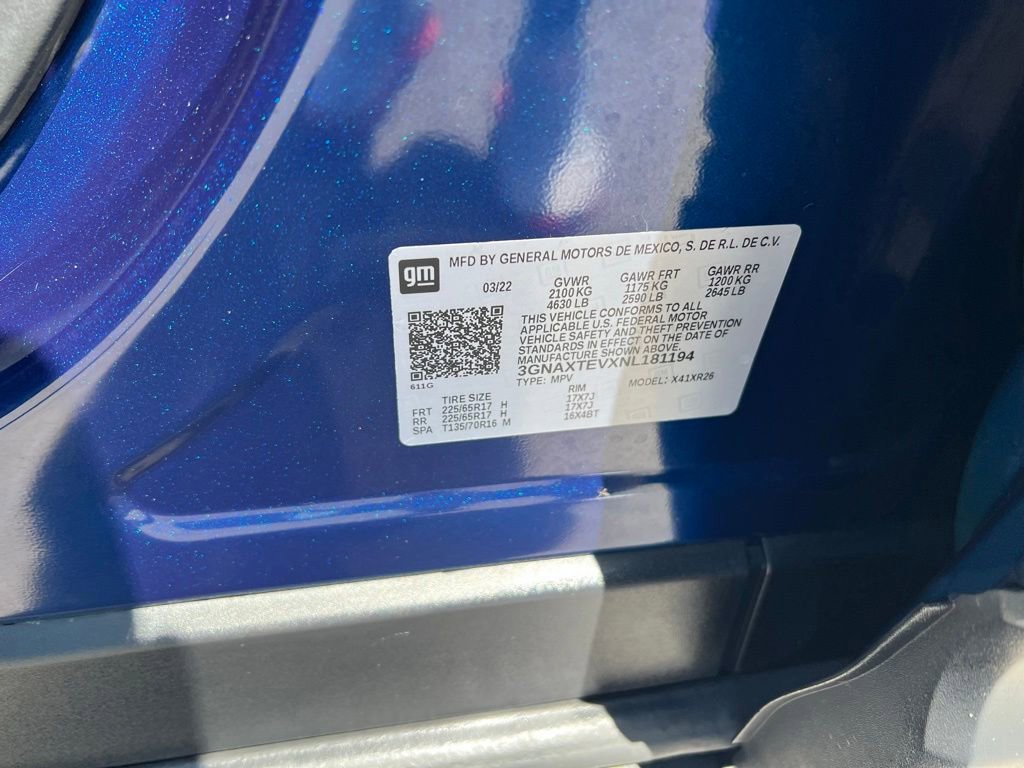 Used 2022 Chevrolet Equinox LT w/ LPO, Floor Liner Package AWD/4WD image 16