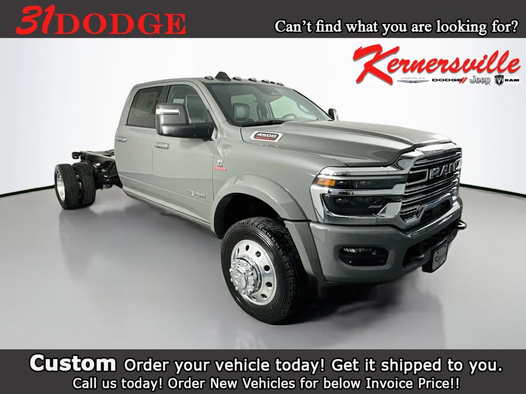 New 2026 RAM 4500 4x4 Crew Cab DRW w/ Laramie Trim Package