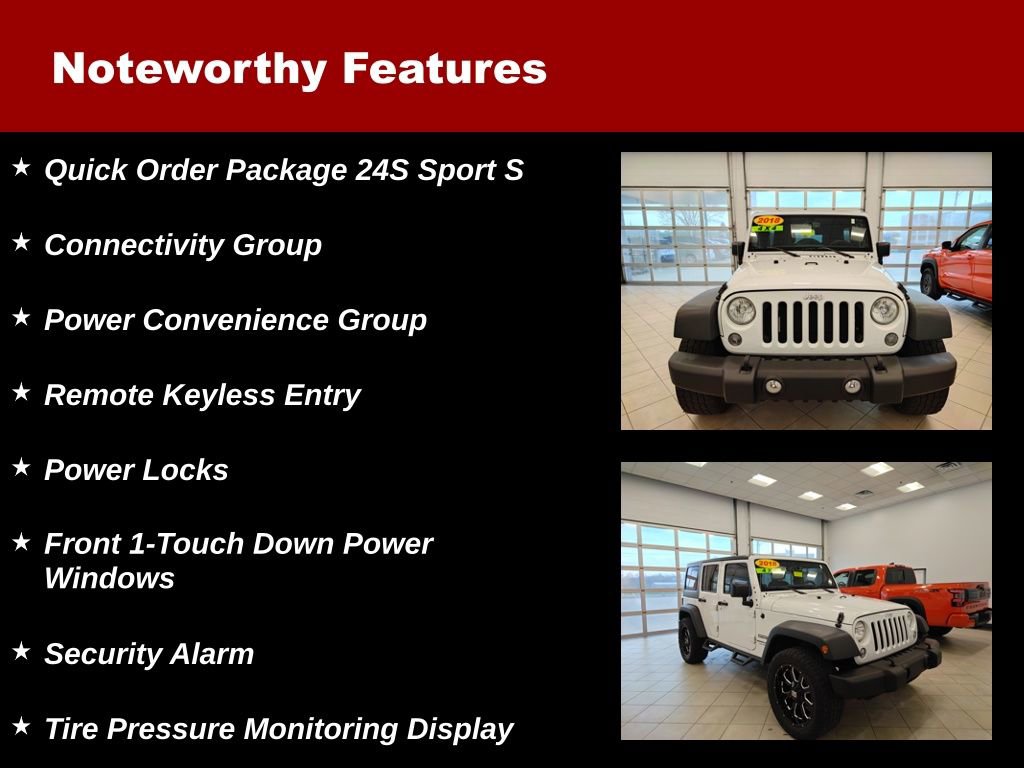 Used 2018 Jeep Wrangler Unlimited Sport S image 6