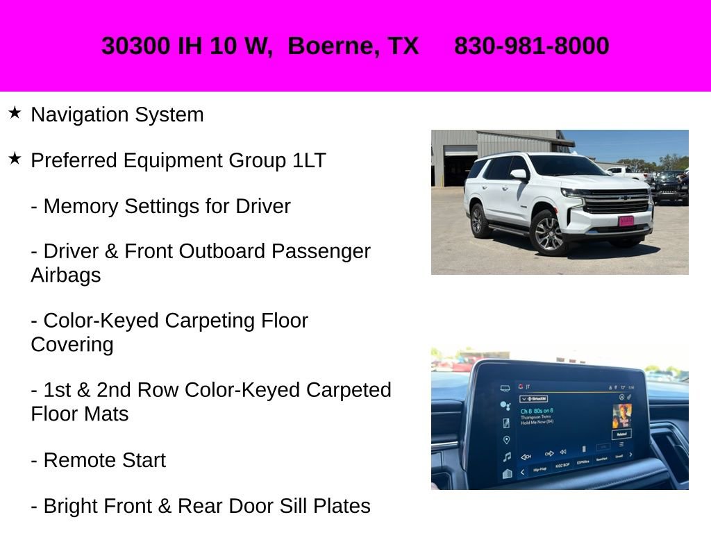 Used 2022 Chevrolet Tahoe LT w/ Luxury Package image 10