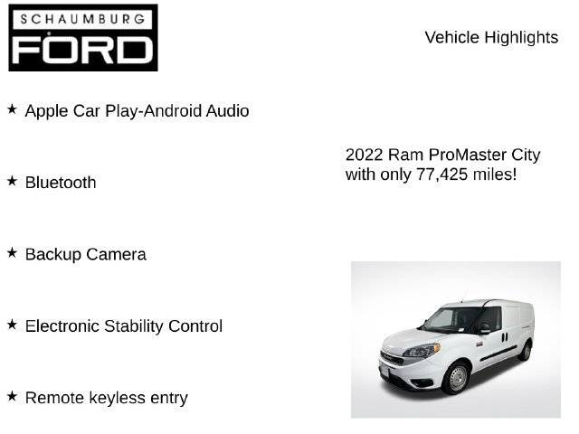 Used 2022 RAM ProMaster City Tradesman FWD image 7