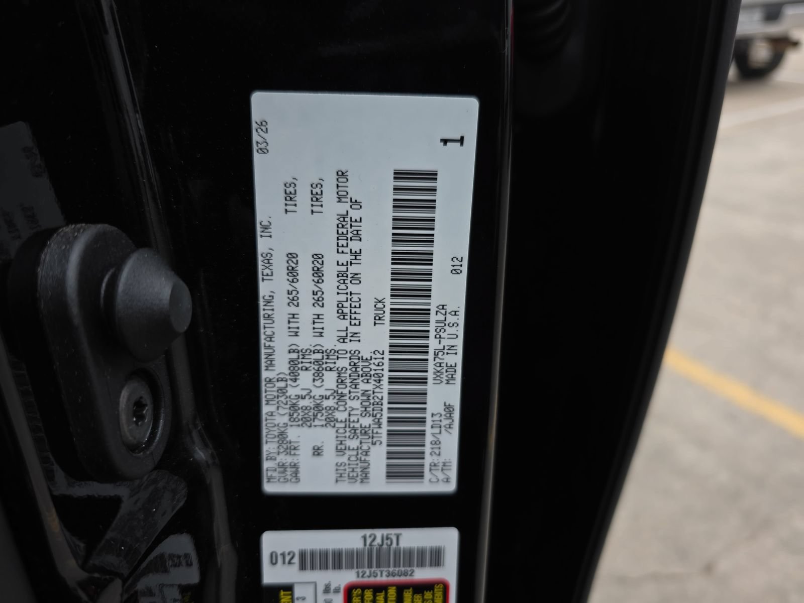 Used 2026 Toyota Tundra Limited w/ TRD Off-Road Package AWD/4WD image 34