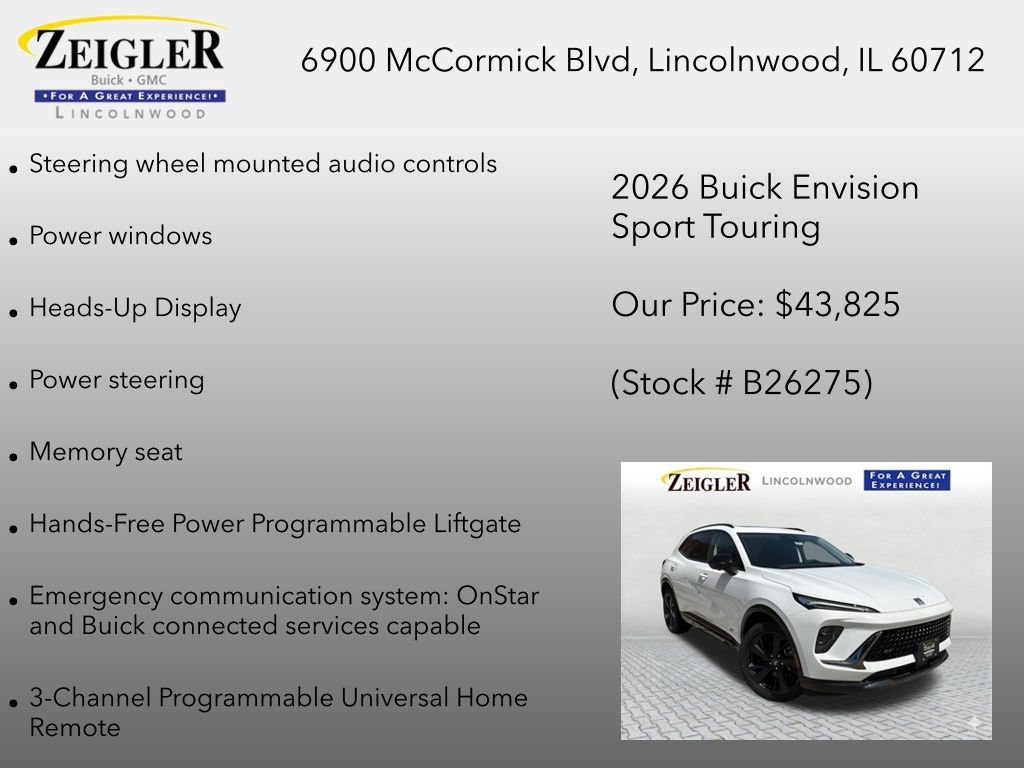 New 2026 Buick Envision Sport Touring AWD/4WD image 24