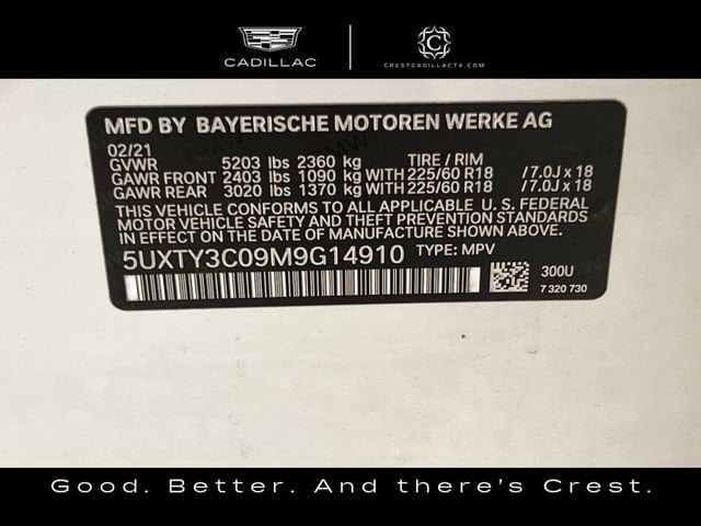 Used 2021 BMW X3 sDrive30i w/ Convenience Package RWD image 30