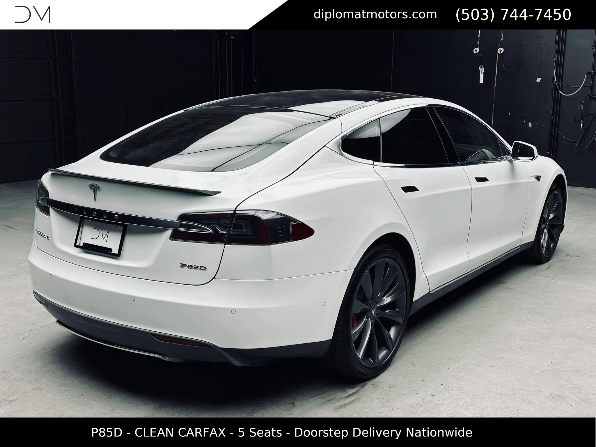 Used 2014 Tesla Model S P85D AWD/4WD image 7