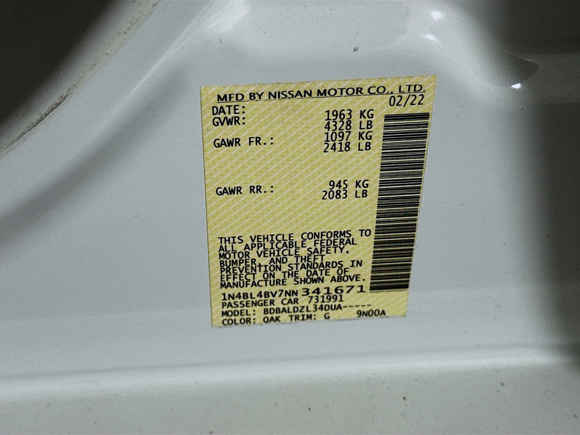 Used 2022 Nissan Altima 2.5 S FWD image 12