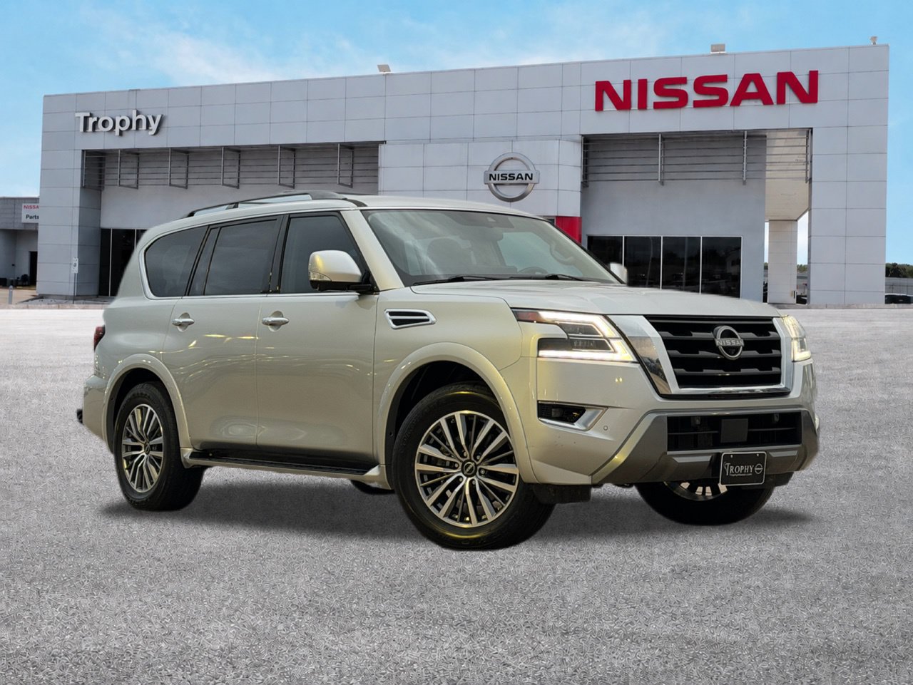 Certified 2023 Nissan Armada SL w/ Captain's Chairs Package AWD/4WD image 1