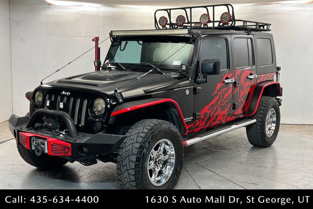 Used 2008 Jeep Wrangler Unlimited Rubicon w/ Dual Top Group AWD/4WD image 1