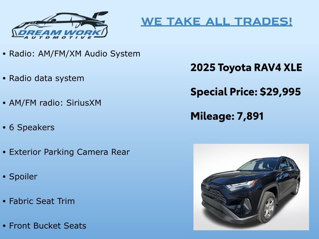 Used 2025 Toyota RAV4 XLE image 2