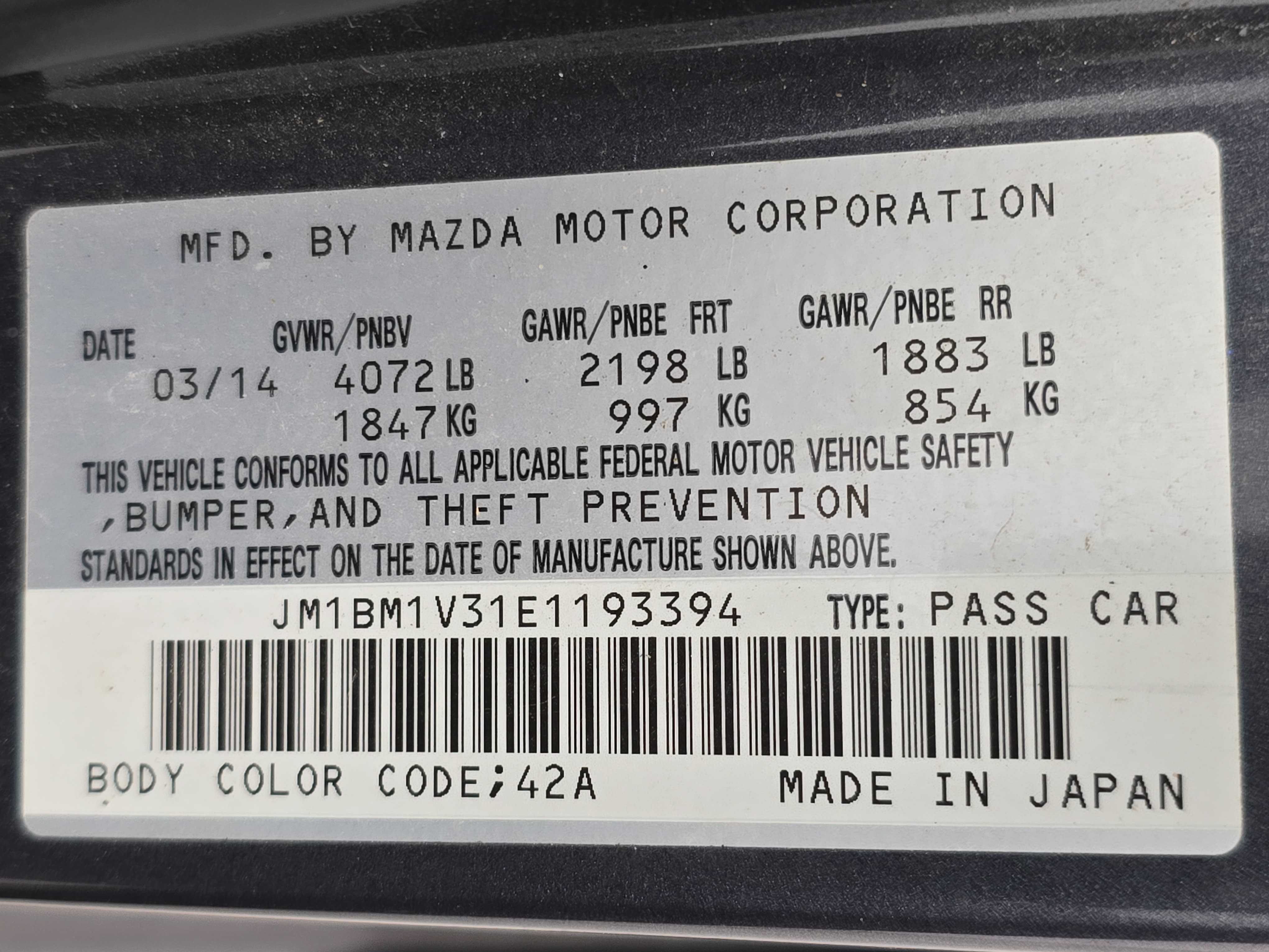 Used 2014 MAZDA MAZDA3 s Touring FWD image 36