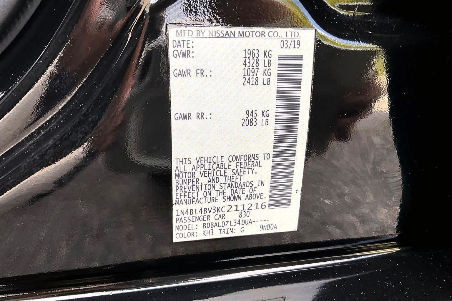 Used 2019 Nissan Altima 2.5 S FWD image 34