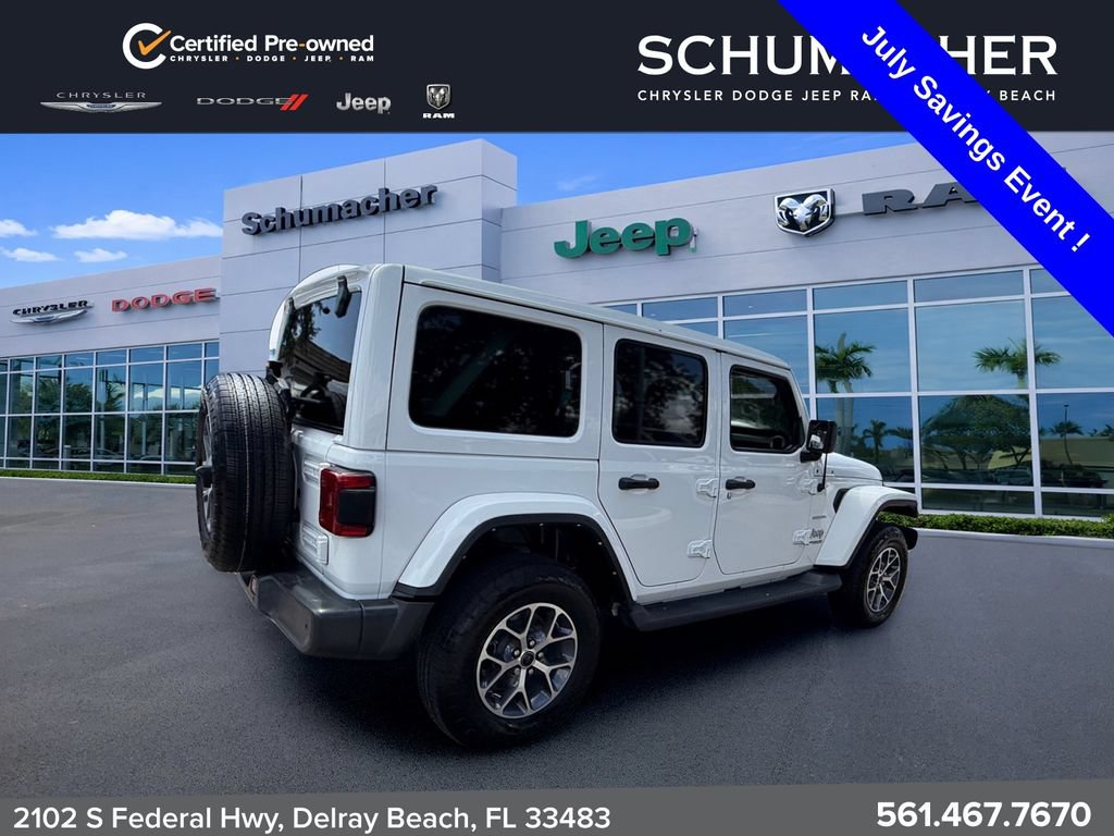 Used 2022 Jeep Wrangler Unlimited Sahara w/ LED Lighting Group AWD/4WD image 7