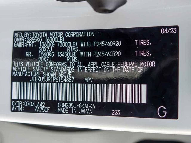 Certified 2023 Toyota 4Runner Limited AWD/4WD image 34