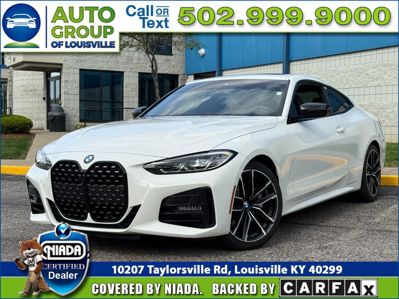 Used 2021 BMW 430i xDrive Coupe w/ M Sport Package image 1