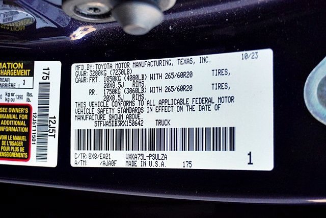 Used 2024 Toyota Tundra Limited w/ TRD Off-Road Package AWD/4WD image 35