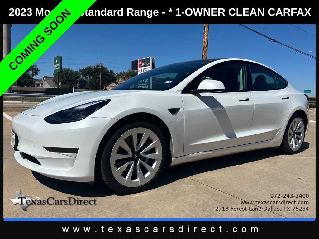 Used 2023 Tesla Model 3 Standard Range RWD image 1