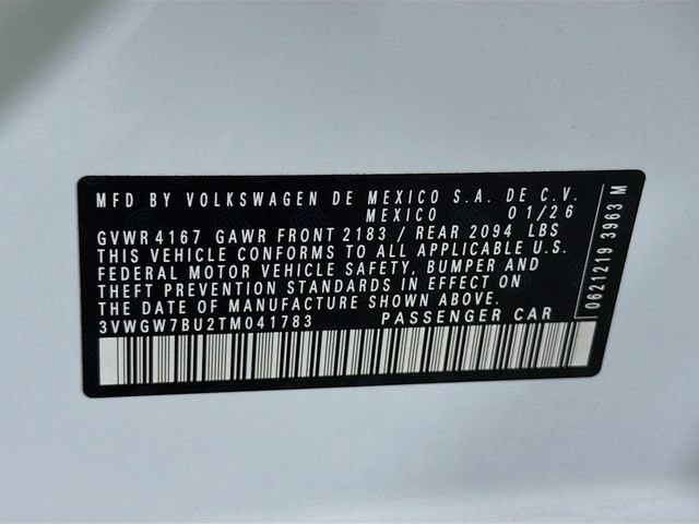 New 2026 Volkswagen Jetta SEL FWD image 34