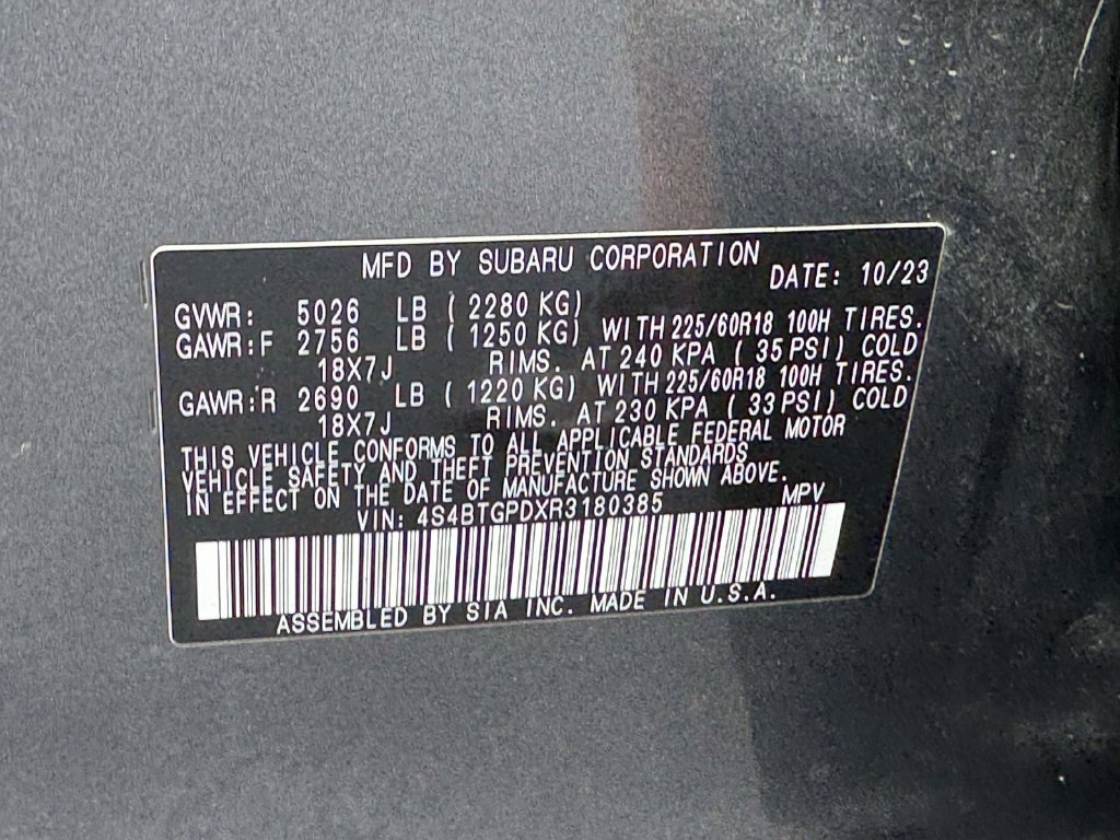 Used 2024 Subaru Outback Touring XT AWD/4WD image 27
