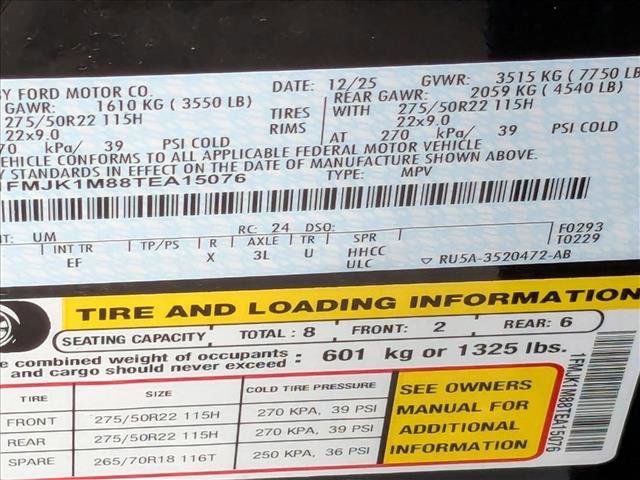 New 2026 Ford Expedition Max Platinum w/ Driver's Package image 17