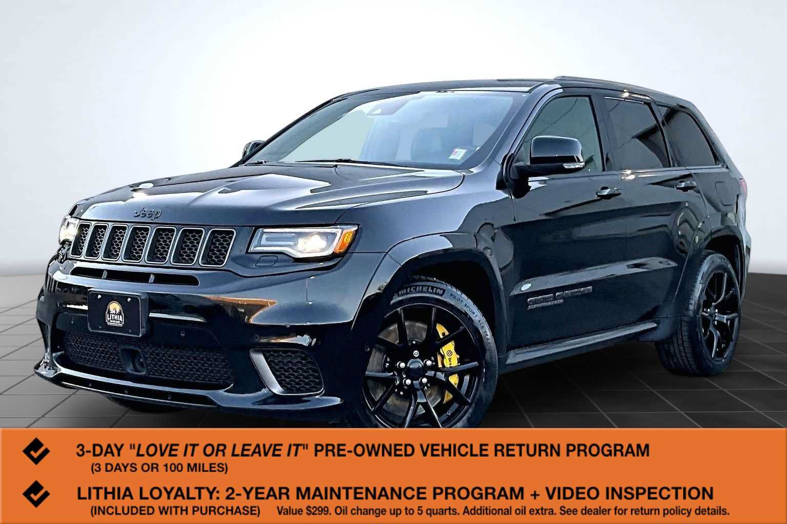 Used 2018 Jeep Grand Cherokee Trackhawk AWD/4WD image 1