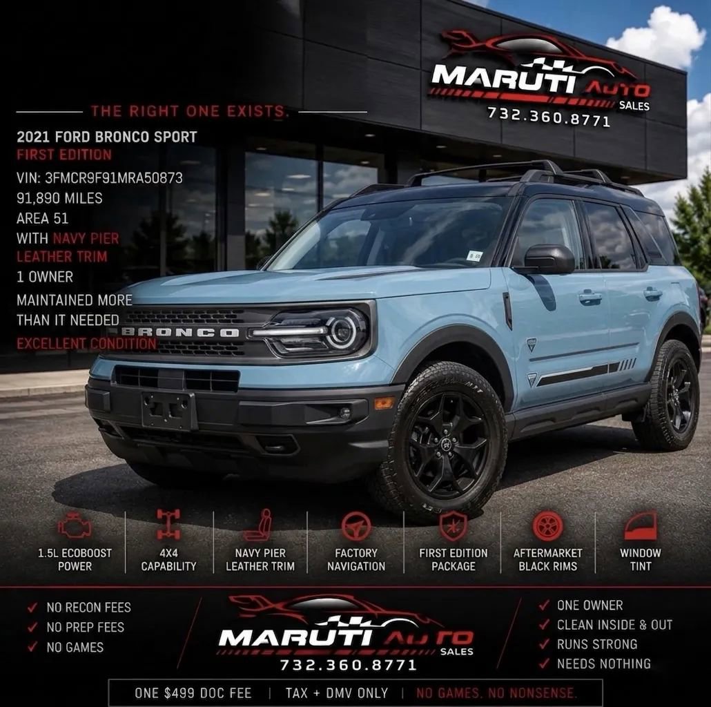 Used 2021 Ford Bronco Sport First Edition AWD/4WD image 39