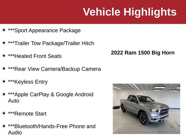 Used 2022 RAM 1500 Big Horn AWD/4WD image 10
