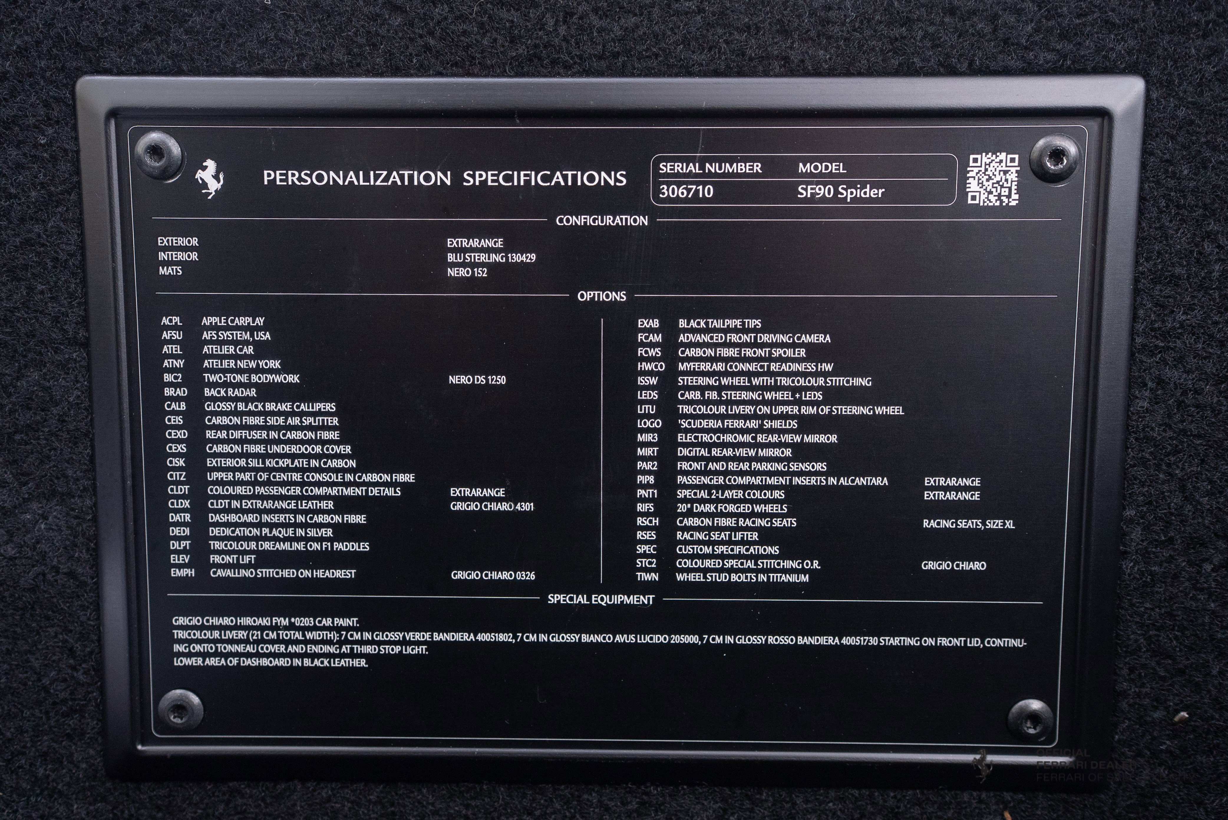 Used 2024 Ferrari SF90 Spider image 11