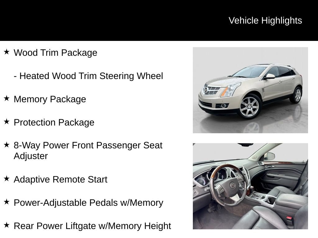 Used 2012 Cadillac SRX Premium w/ LPO, Protection Package image 31