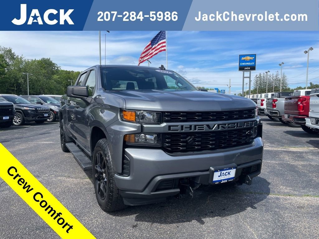 Used 2021 Chevrolet Silverado 1500 Custom AWD/4WD image 1
