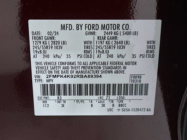 Used 2024 Ford Edge Titanium AWD/4WD image 30