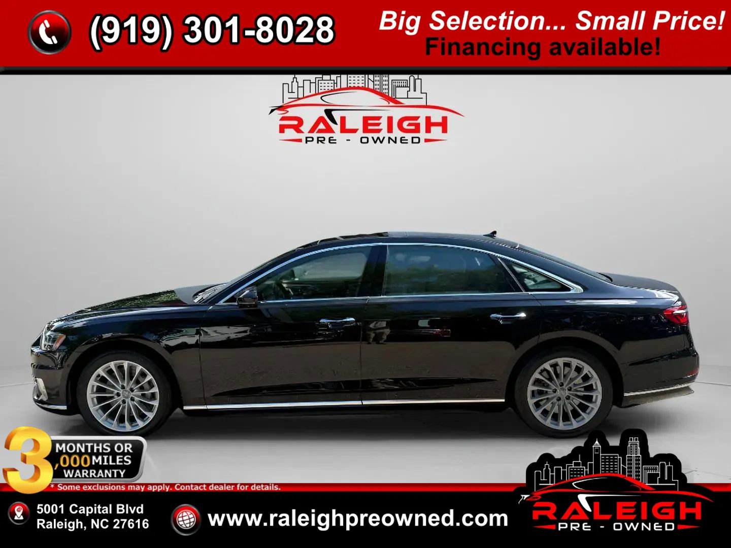 Used 2019 Audi A8 L 3.0T w/ Executive Package