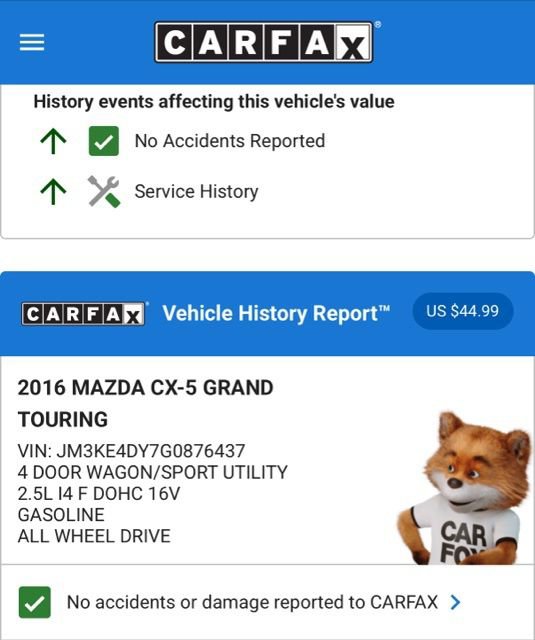 Used 2016 MAZDA CX-5 Grand Touring image 3